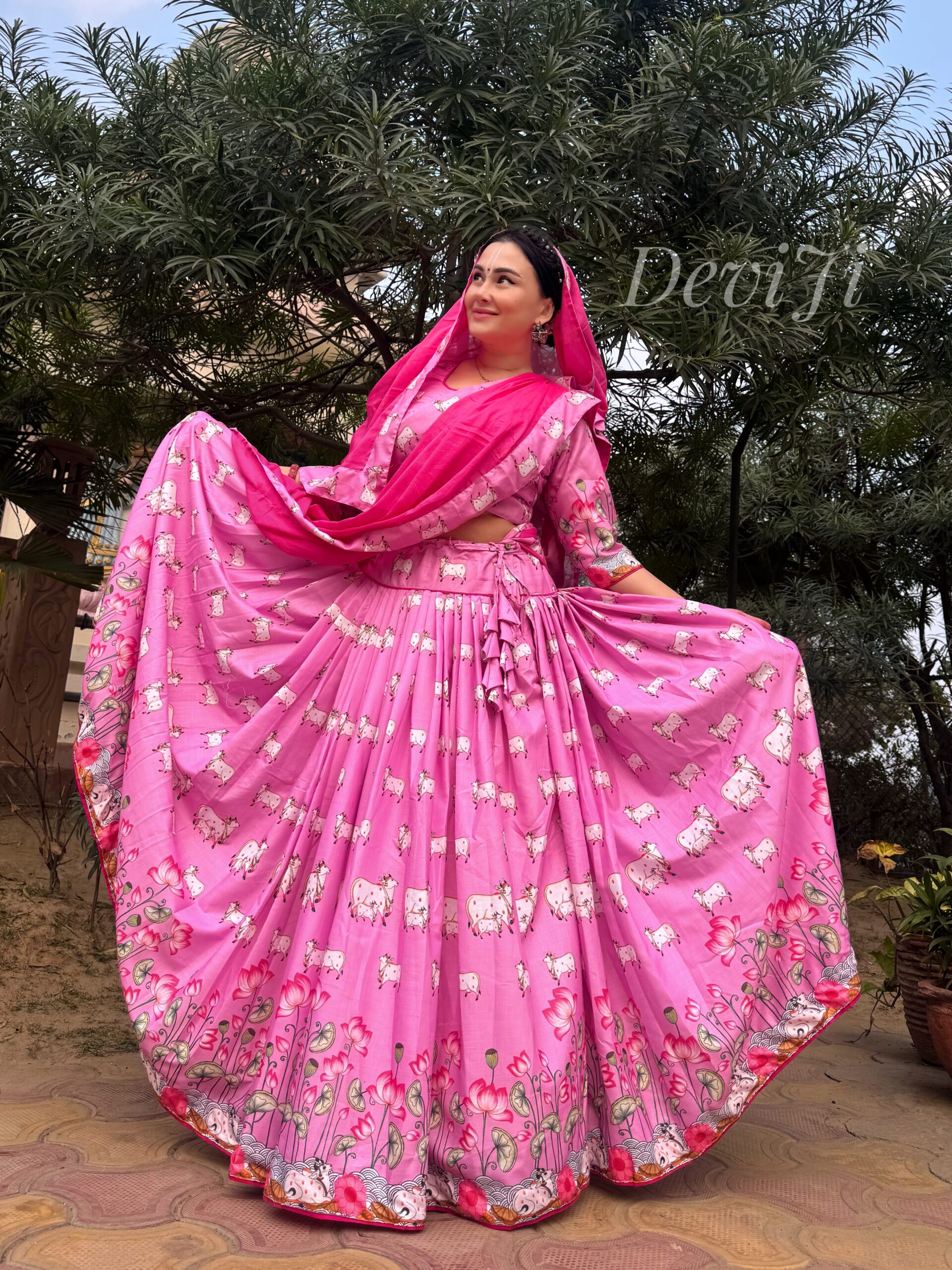 Gopi Dress Inspired by Vrindavan Traditions