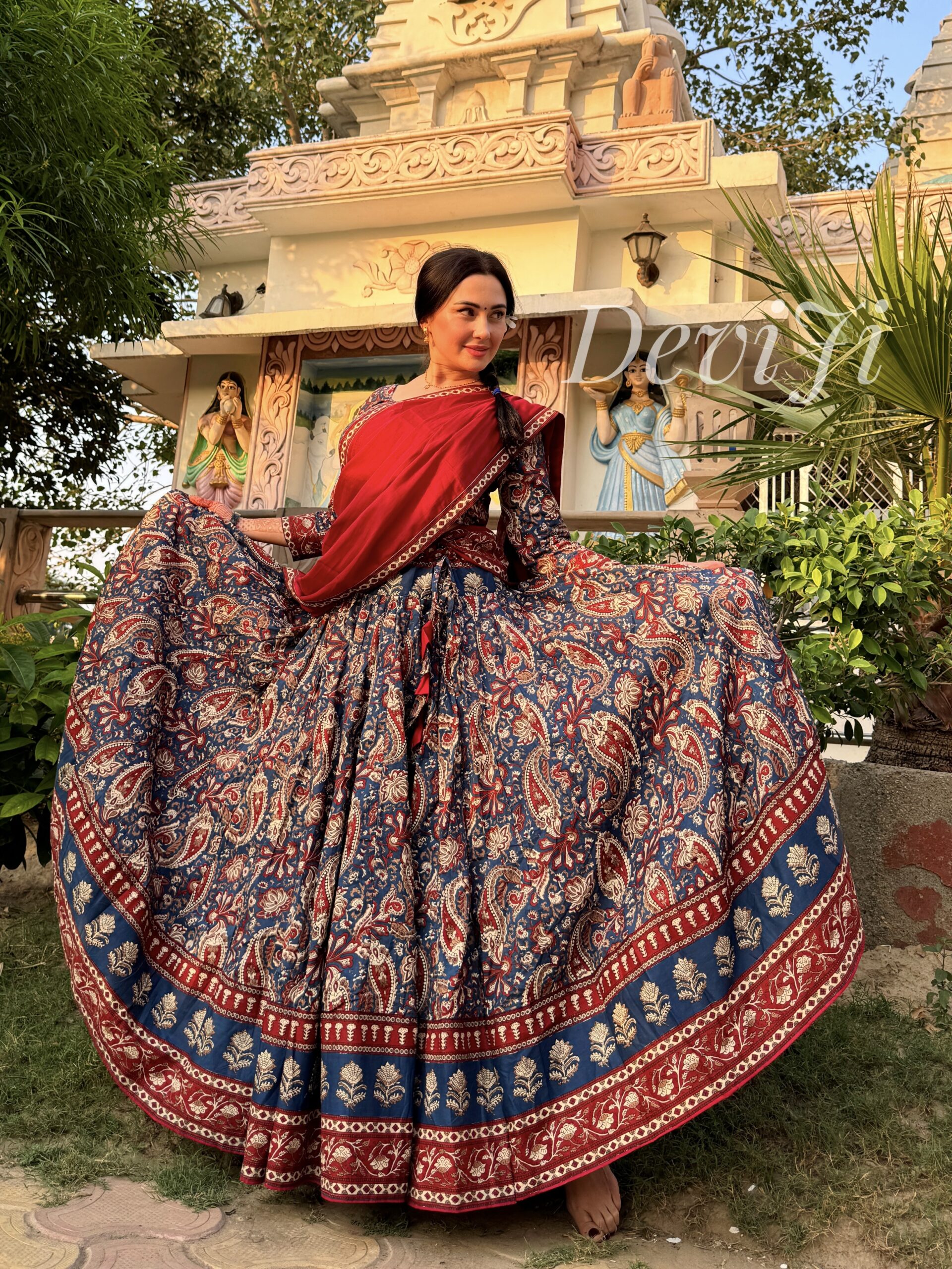 Neel Rani Gopi Dress — Royal Blue Grace