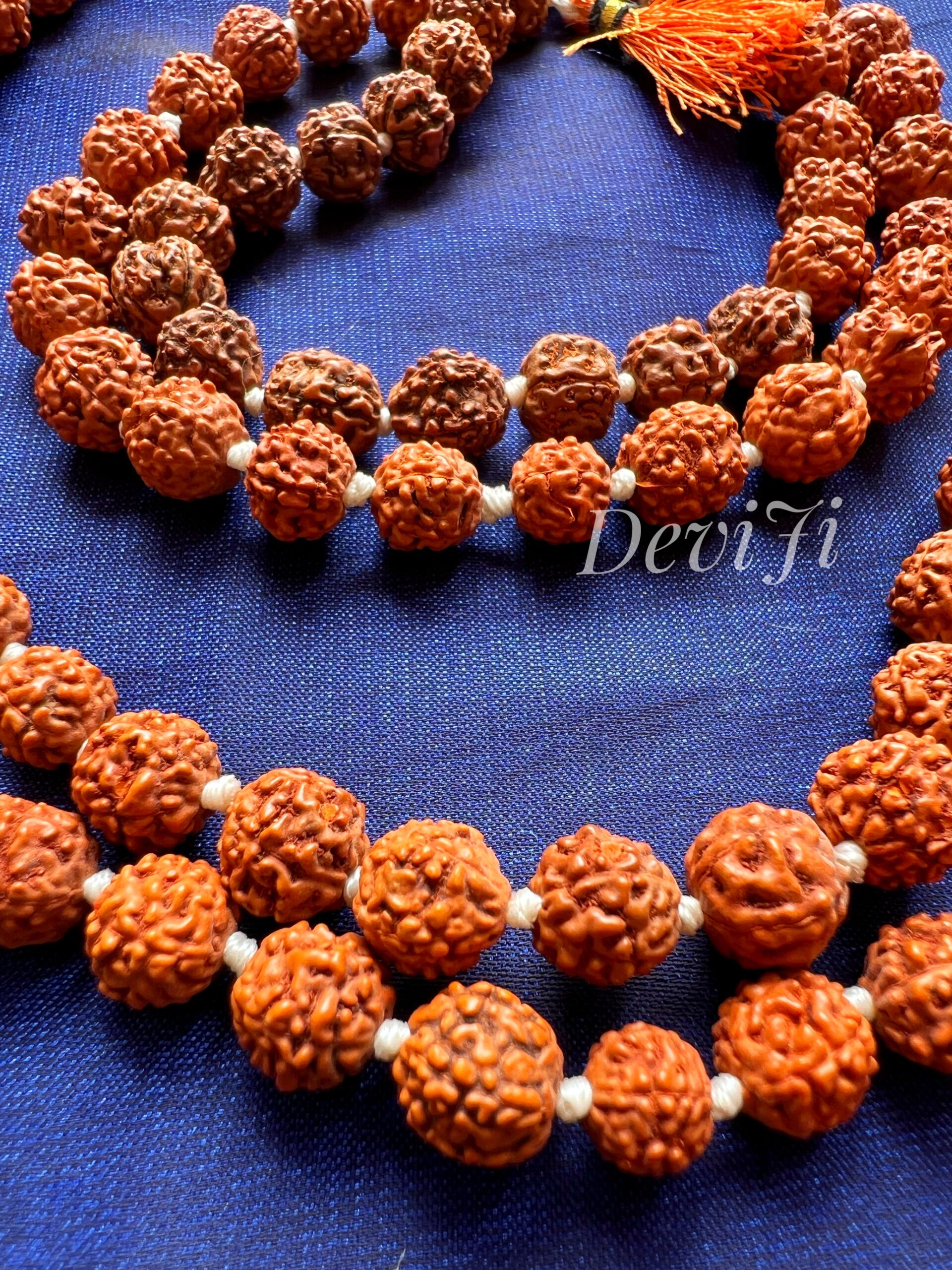 Rudraksha Japa Mala (108 Beads – small Size) - Image 2