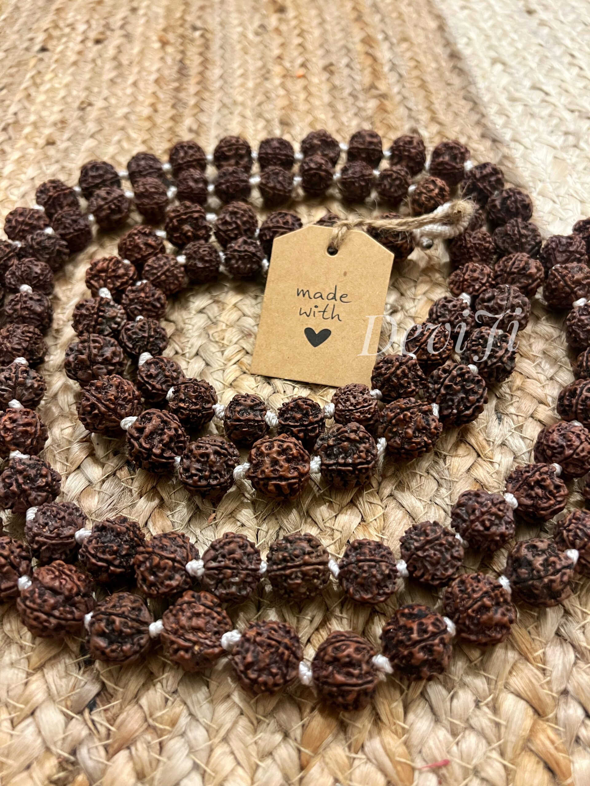 Rudraksha Japa Mala (108 Beads – Large Size)